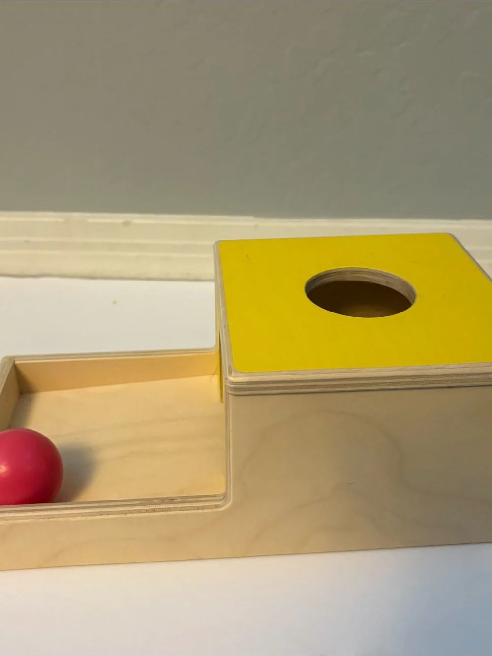 Lovevery wooden ball drop baby infant development toy